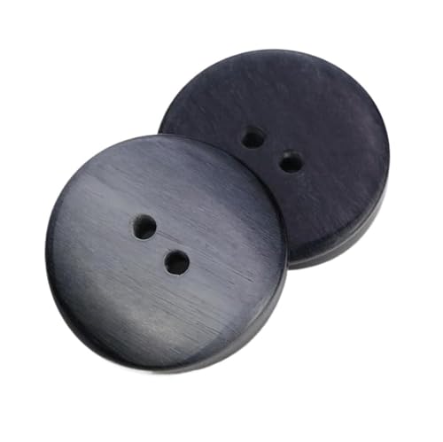 Harzknopf mit zwei Löchern, Schwarz, 30mm 6 Stk Harzknopf mit zwei Löchern, Schwarz, 30mm 6 Stk von Eoyajsze