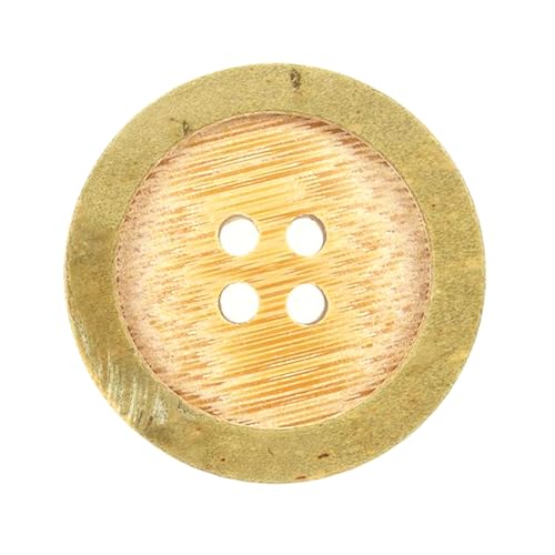 Holzknöpfe, 11,5mm/12,5mm/15mm/18mm/20mm/23mm/25mm, Kleiderknöpfe, 10 Stück, Farbe 1, 20mm 10 Stk von Eoyajsze