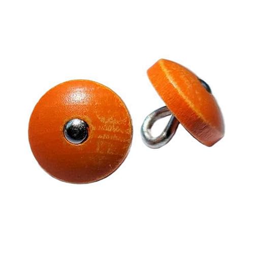 Holzknöpfe, handgefertigte Diy-Knöpfe, Farbe 2, 11mm 5 Stk von Eoyajsze