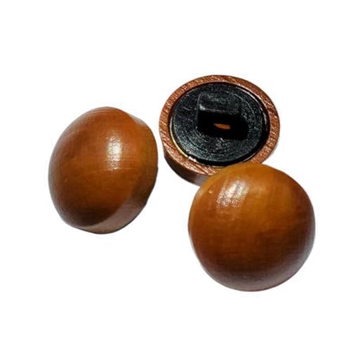 Holzknöpfe, handgefertigte Diy-Knöpfe, Farbe 8, 12mm 10 Stk von Eoyajsze