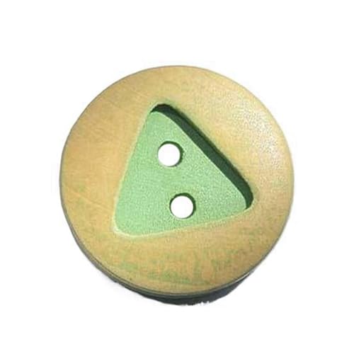 Holzknöpfe mit zwei Löchern, Farbe 4, 15mm 10 Stk von Eoyajsze