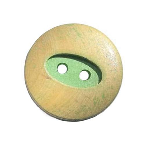 Holzknöpfe mit zwei Löchern, Farbe 5, 20mm 12 Stk von Eoyajsze