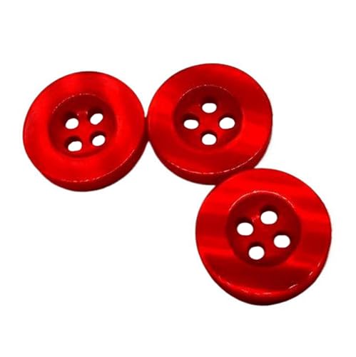 Vierlochknöpfe aus Kunstharz, 9–25mm, Farbe 4, 10mm 15 Stk von Eoyajsze