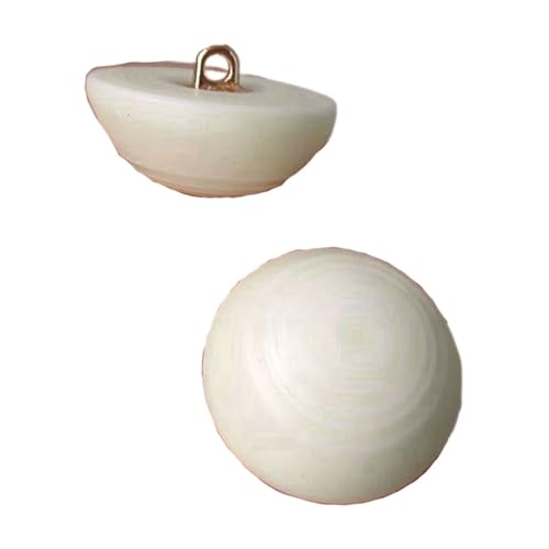 Pilzknopf 12mm-22mm Holzmaserungsknopf, Farbe 1, 22mm 4 Stk von Eoyajsze