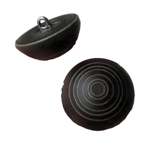 Pilzknopf 12mm-22mm Holzmaserungsknopf, Farbe 5, 12mm 6 Stk von Eoyajsze