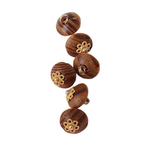 Pulloverknopf aus Holz, Farbe 1, 10mm 10 Stk Pulloverknopf aus Holz, Farbe 1, 10mm 10 Stk von Eoyajsze