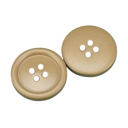 Runde Knöpfe aus Harz mit vier Löchern, 15–30mm, Farbe 7, 28mm 10 Stk von Eoyajsze