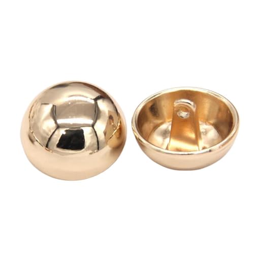 Runde Metallknöpfe 10mm-25mm, Gold, 20mm 5 Stk Runde Metallknöpfe 10mm-25mm, Gold, 20mm 5 Stk von Eoyajsze