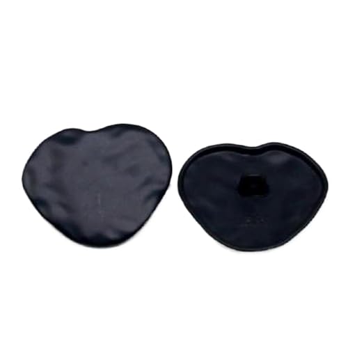 Unregelmäßige Metallknöpfe, verzierte handgenähte Knöpfe, 195-schwarz, 30x24mm 3 Stk von Eoyajsze