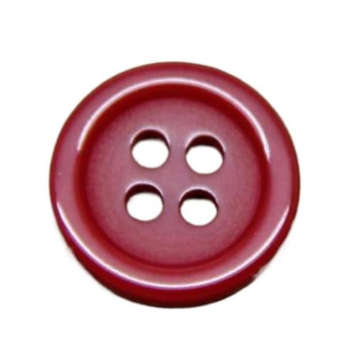 Vierlochknöpfe aus Kunstharz, 10–25mm, Farbe 19, 25mm 4 Stk von Eoyajsze
