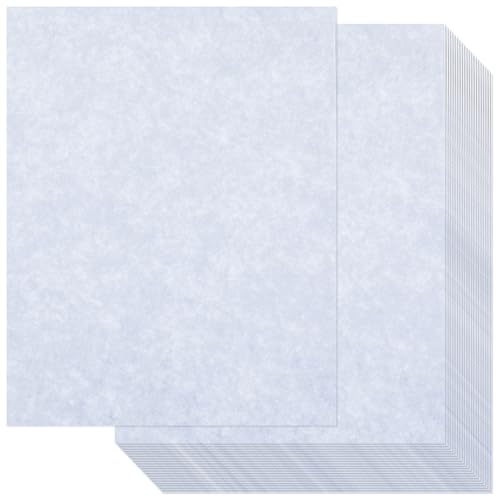 Epakh Pergamentpapier für das Alter, 21,6 x 27,9 cm, Standard-Buchstaben, Vintage, farbig, altes Pergament, doppelseitiges Druckpapier, Blau, 300 Stück Epakh Pergamentpapier für das Alter, 21,6 x 27,9 cm, Standard-Buchstaben, Vintage, farbig, altes Pergament, doppelseitiges Druckpapier, Blau, 300 Stück von Epakh