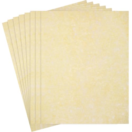 Epakh Pergamentpapier für das Alter, 21,6 x 27,9 cm, Standard-Buchstaben, Vintage, farbig, altes Pergament, doppelseitiges Druckpapier, Hellbeige, 100 Stück Epakh Pergamentpapier für das Alter, 21,6 x 27,9 cm, Standard-Buchstaben, Vintage, farbig, altes Pergament, doppelseitiges Druckpapier, Hellbeige, 100 Stück von Epakh