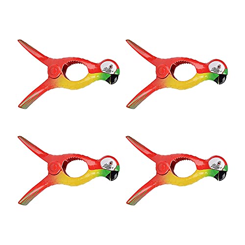 Epdpekc 4 StüCk Strand Tuch Clips für Sonnenliegen, Papagei Handtuch Clips GroßE Winddichte Kleidung zum AufhäNgen Peg Quilt Klemme Halter C Epdpekc 4 StüCk Strand Tuch Clips für Sonnenliegen, Papagei Handtuch Clips GroßE Winddichte Kleidung zum AufhäNgen Peg Quilt Klemme Halter C von Epdpekc