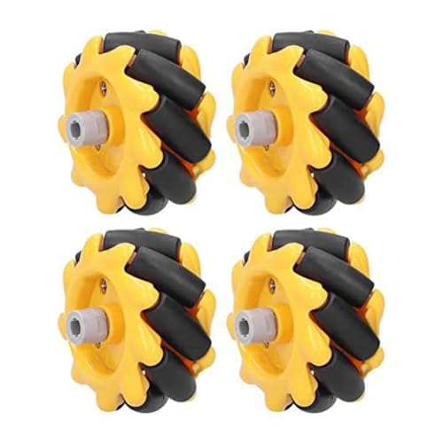 Epdpekc Mecanum-Rad, 48 mm Omnidirektionales Rad, Intelligentes Roboter-Autozubehör, DIY-Spielzeugkomponenten, Ersatzteile, Zubehör Epdpekc Mecanum-Rad, 48 mm Omnidirektionales Rad, Intelligentes Roboter-Autozubehör, DIY-Spielzeugkomponenten, Ersatzteile, Zubehör von Epdpekc