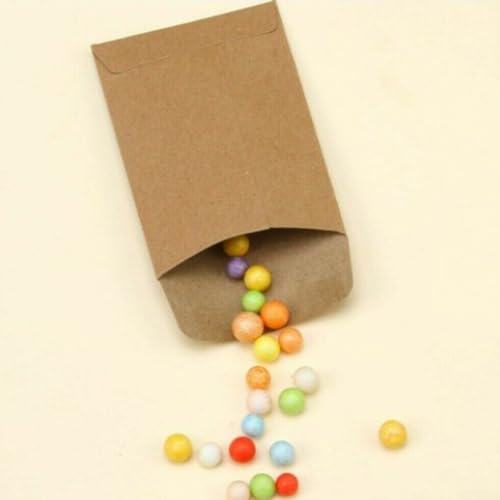 100 Stück Papiertüten für kleine Gegenstände, für Gastgeschenke und Personalisierung mit Briefmarken oder Aufklebern 100 Stück Papiertüten für kleine Gegenstände, für Gastgeschenke und Personalisierung mit Briefmarken oder Aufklebern von EpheyFIF