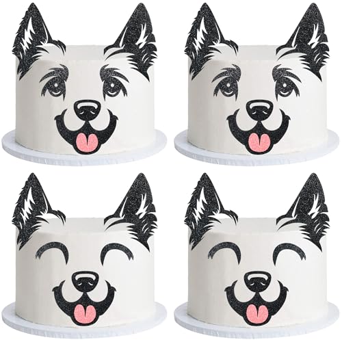 Ephlyn 20 Stück Hunde-Kuchenaufsätze, niedliche Welpenohren, Wimpern, Kuchen-Picker-Set für Babypartys, Geburtstagspartys, Kuchendekorationen Ephlyn 20 Stück Hunde-Kuchenaufsätze, niedliche Welpenohren, Wimpern, Kuchen-Picker-Set für Babypartys, Geburtstagspartys, Kuchendekorationen von Ephlyn
