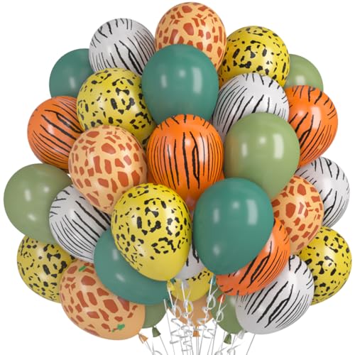 36 Stück Dschungel Luftballons, Tiere Safari Luftballon, Dschungel Kindergeburtstag Deko, Leoparden Tiger Druck Ballons, Dschungel Party Zubehör für Kinder Jungen Geburtstags Babyparty Safari Party 36 Stück Dschungel Luftballons, Tiere Safari Luftballon, Dschungel Kindergeburtstag Deko, Leoparden Tiger Druck Ballons, Dschungel Party Zubehör für Kinder Jungen Geburtstags Babyparty Safari Party von Epokus