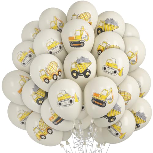 36 Stück Baufahrzeug Luftballons, Bagger Luftballon, Baustelle Kindergeburtstag Deko, Laster Kran Druck Ballons, Fahrzeuge Luftballons für Kinder Jungen Geburtstags Babyparty Party Dekoration 36 Stück Baufahrzeug Luftballons, Bagger Luftballon, Baustelle Kindergeburtstag Deko, Laster Kran Druck Ballons, Fahrzeuge Luftballons für Kinder Jungen Geburtstags Babyparty Party Dekoration von Epokus