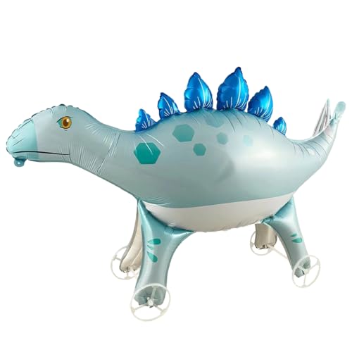 Dinosaurier Folienballon XXL, Walking Stegosaurus Ballon mit Rädern, 3D Tiere Luftballon Stehend, für Kinder Geburtstag, Mädchen Jungen Dinoparty Deko Geschenk, 1 Stück Dinosaurier Folienballon XXL, Walking Stegosaurus Ballon mit Rädern, 3D Tiere Luftballon Stehend, für Kinder Geburtstag, Mädchen Jungen Dinoparty Deko Geschenk, 1 Stück von Epokus