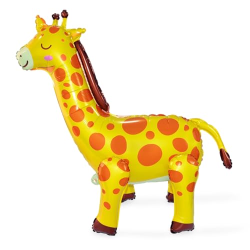 XXL Giraffe Folienballon, Cartoon Luftballons Giraffe, Tier Riesenballon, Waldtiere Geburtstag Luftballons, Kindergeburtstag Party Ballon Deko für Jungen Mädchen XXL Giraffe Folienballon, Cartoon Luftballons Giraffe, Tier Riesenballon, Waldtiere Geburtstag Luftballons, Kindergeburtstag Party Ballon Deko für Jungen Mädchen von Epokus
