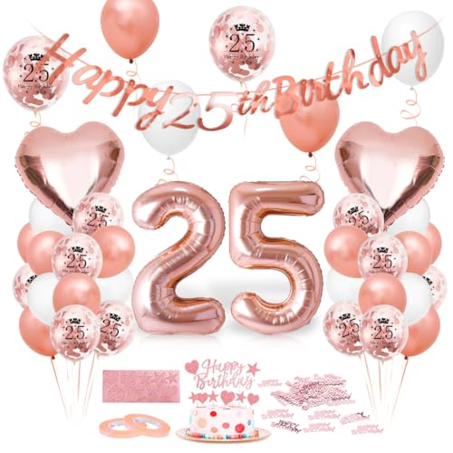 Luftballon 25. Geburtstag Roségold, Geburtstagsdeko 25 Jahr, Ballon 25. Geburtstag, Riesen Folienballon Zahl 25, Happy Birthday Folienballon 25, Ballon 25 Deko zum Geburtstag Frauen Luftballon 25. Geburtstag Roségold, Geburtstagsdeko 25 Jahr, Ballon 25. Geburtstag, Riesen Folienballon Zahl 25, Happy Birthday Folienballon 25, Ballon 25 Deko zum Geburtstag Frauen von Epokus