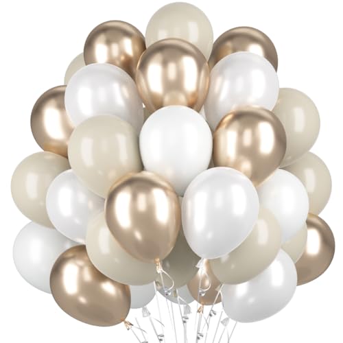 60 Stück Luftballons Beige Champagner Gold, Helium Ballons Creme Perl Weiß Aprikose, 12 Zoll Nude Latex Partyballon Deko fur Boho Hochzeit Geburtstag Baby Shower Babydusche JGA Mädchen Frau 60 Stück Luftballons Beige Champagner Gold, Helium Ballons Creme Perl Weiß Aprikose, 12 Zoll Nude Latex Partyballon Deko fur Boho Hochzeit Geburtstag Baby Shower Babydusche JGA Mädchen Frau von Epokus