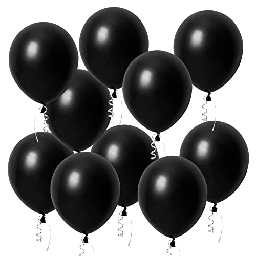 Luftballons Schwarz, 60 Stück 12 Zoll Schwarze Latex Ballons, Black Helium Balloons mit Bändern, Partyballon Dekorationen für Geburtstage Hochzeit Valentinstag Graduierung Kommunion Thema Party Luftballons Schwarz, 60 Stück 12 Zoll Schwarze Latex Ballons, Black Helium Balloons mit Bändern, Partyballon Dekorationen für Geburtstage Hochzeit Valentinstag Graduierung Kommunion Thema Party von Epokus