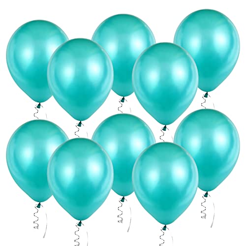 Luftballons Tiffany Blau, 60 Stück 12 Zoll Turquoise Latex Ballons, Türkis Helium Balloons mit Bändern, Partyballon Dekorationen für Geburtstage Hochzeit Valentinstag Graduierung Kommunion Thema Party Luftballons Tiffany Blau, 60 Stück 12 Zoll Turquoise Latex Ballons, Türkis Helium Balloons mit Bändern, Partyballon Dekorationen für Geburtstage Hochzeit Valentinstag Graduierung Kommunion Thema Party von Epokus