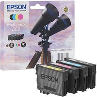 EPSON 502/T02V64  schwarz, cyan, magenta, gelb Druckerpatronen, 4er-Set von Epson