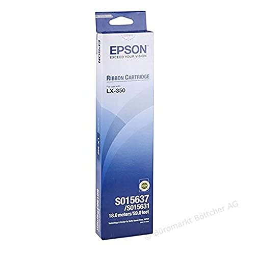 EPSON 235F930 Ribbon Cartridge for LX-350/LX-300/+/+II Farbband schwarz 4.000.000 characters 1er-Pack von Epson