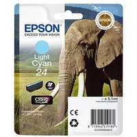 EPSON 24 / T2425 light cyan Druckerpatrone EPSON 24 / T2425 light cyan Druckerpatrone von Epson