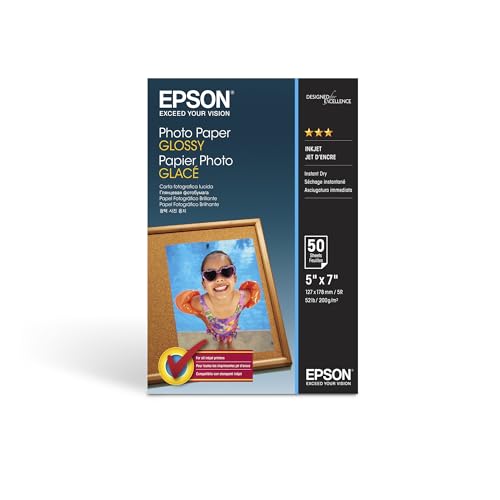 Epson Glossy Photo Paper (130 x 180 mm), 200 g/m2, 50 Blatt Epson Glossy Photo Paper (130 x 180 mm), 200 g/m2, 50 Blatt von Epson