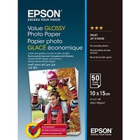 EPSON Fotopapier C13S400038 10,0 x 15,0 cm hochglänzend 183 g/qm 50 Blatt von Epson