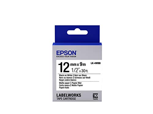 EPSON Ribbon LK-4WBB white/black von Epson