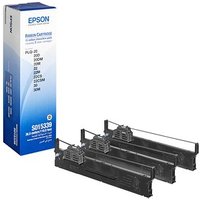 EPSON S015339 schwarz Farbbänder, 3 St. von Epson