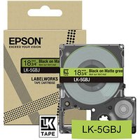 EPSON Schriftband LK LK-5GBJ C53S672078, 18 mm schwarz auf grün EPSON Schriftband LK LK-5GBJ C53S672078, 18 mm schwarz auf grün von Epson