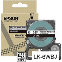 EPSON Schriftband LK LK-6WBJ C53S672064, 24 mm schwarz auf weiß, 1 St. von Epson