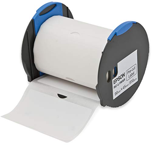 EPSON Schriftband RC-L1WAR white/black 100 mm 510 Pre-Cut Labels 90 mm x 45 mm von Epson