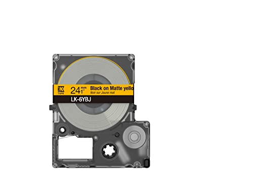 Epson Etikettenkassette, mattes Beschriftungsband LK-6TWJ weiß auf transparent, langlebiges Band für Epson LabelWorks Etikettendrucker, wasser- & verschleißfest, 8 m x 24 mm Epson Etikettenkassette, mattes Beschriftungsband LK-6TWJ weiß auf transparent, langlebiges Band für Epson LabelWorks Etikettendrucker, wasser- & verschleißfest, 8 m x 24 mm von Epson