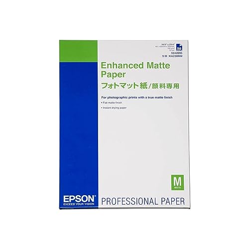 Epson C13S042095 Enhanced matte paper inkjet 189g/m2 A2 50 Blatt Pack von Epson