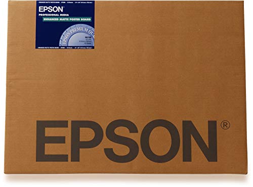 Epson C13S042111 Enhanced matte posterboard paper inkjet 850g/m2 DIN A2 20 Blatt Pack von Epson