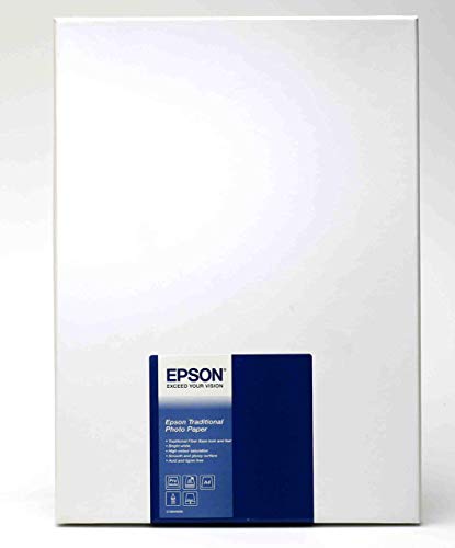 Epson C13S045050 Traditional photo paper inkjet 330g/m2 A4 25 Blatt Pack von Epson