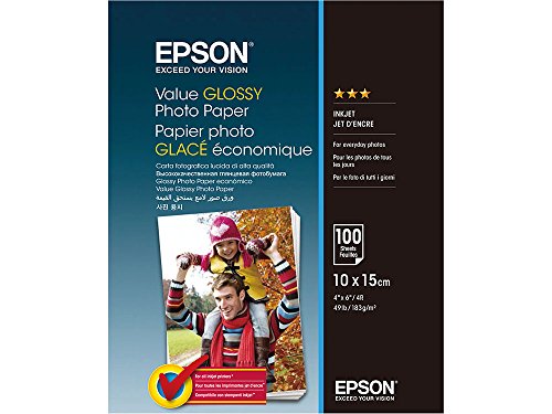 Epson C13S400039 Fotopapier, 100 Blatt, 10 x 15 cm von Epson
