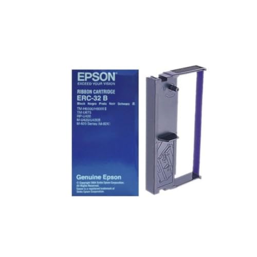 Epson C43S015371 ERC32B Farbband schwarz 4.500.000 Zeichen Epson C43S015371 ERC32B Farbband schwarz 4.500.000 Zeichen von Epson