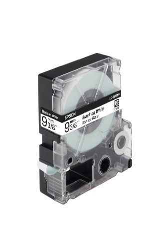 Epson C53S624402 Standard Band, 9 mm x 9 m Stück, schwarz/weiß von EPSON