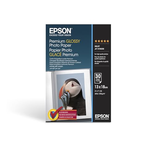 Epson Premium glossy photo paper inkjet 255g/m2 130x180mm 30 Blatt Pack von Epson