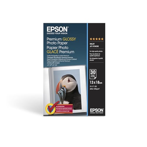 Epson Premium Glossy Photo Paper (130 x 180 mm), 255 g/m2, 30 Blatt Epson Premium Glossy Photo Paper (130 x 180 mm), 255 g/m2, 30 Blatt von Epson