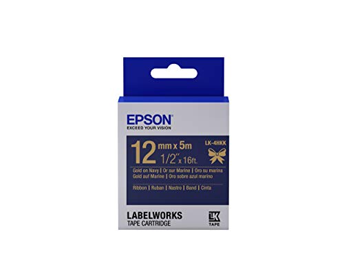Epson Ribbon LK-4HKK Satin navy/gold C53S654002 Epson Ribbon LK-4HKK Satin navy/gold C53S654002 von Epson