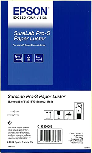 Epson SureLab Pro-S Paper Luster BP 6x65 2 Rollen von Epson