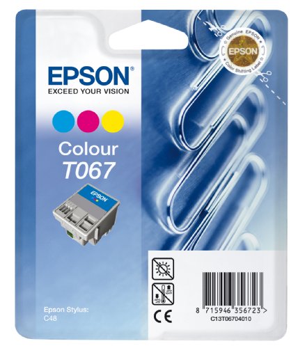 Epson T0670 Tintenpatrone Heftklammern, Multipack, 3-farbig Epson T0670 Tintenpatrone Heftklammern, Multipack, 3-farbig von Epson